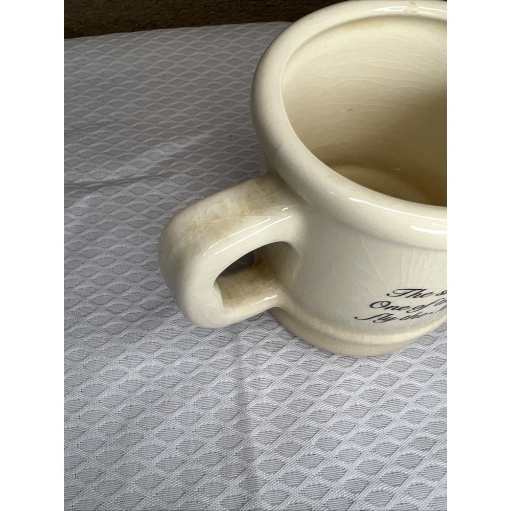 Vintage Old Spice Grand Turk Stars And Stripes Shaving Mug Crazing Ceramic - Picture 4 of 8